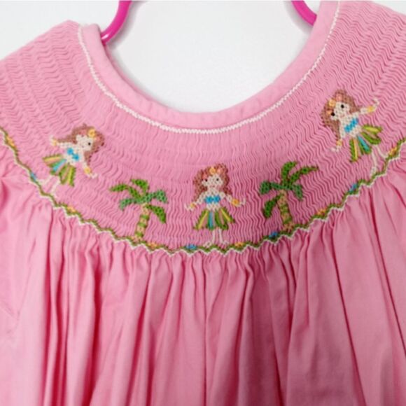 Anavini hand smocked dress size 6 - Picture 4 of 6